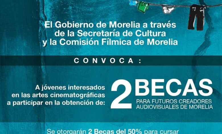 Está por cerrar la convocatoria de SeCultura Morelia para estudiar cine