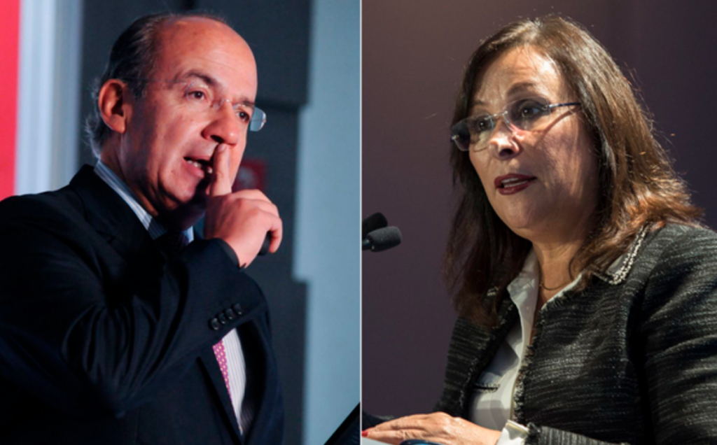 Critica Felipe Calderón a Rocío Nahle por encubrir la violencia en Veracruz