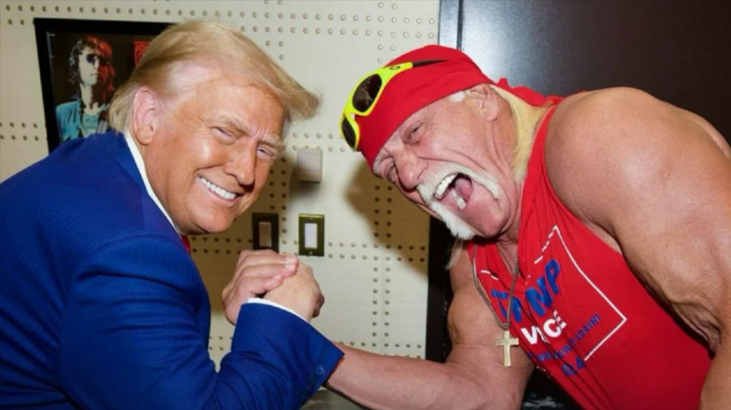 Lamenta Trump muerte de Hulk Hogan, leyenda de la lucha libre